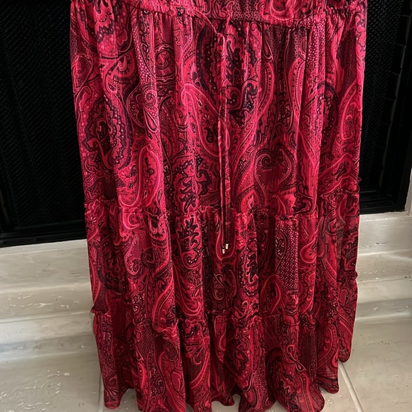 Tommy Hilfiger metallic thread paisley maxi dress - Picture 4 of 9